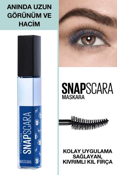 Maybelline Snapcara blue mascara 